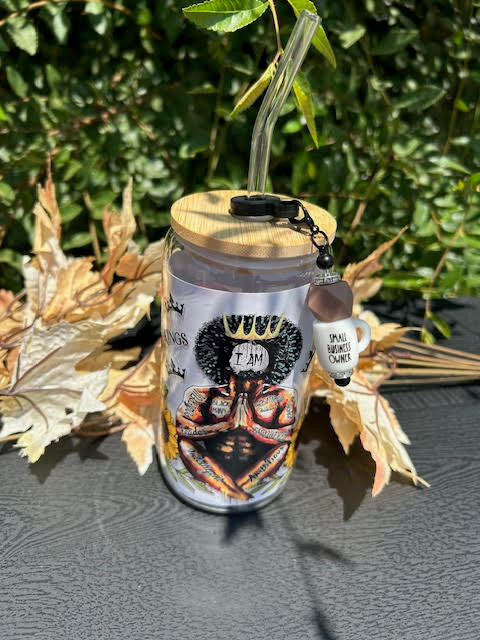 Respected. Protected. Connected 16oz Glass Can Cup