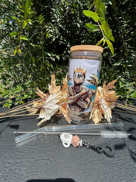 Royal Blood. Everyday Hustle. 20oz Glass Can Cup
