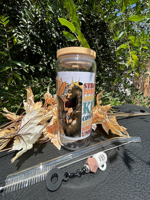 Strength. Legacy. Greatness. 20 oz Glass Can Cup