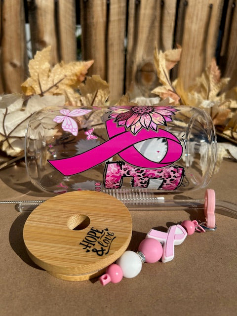 Hope Is Always In Style 16 oz Glass Can Cup